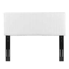 Select you bed size, height, wall mounted or struts and upholstery fabric. Keira Full Queen Faux Leather Headboard White