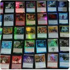 Give a card that says, you're mom goals! create now. Amazon Com 40 Foil Magic The Gathering Cards With Foil Rare Children Kids Game Toys Games