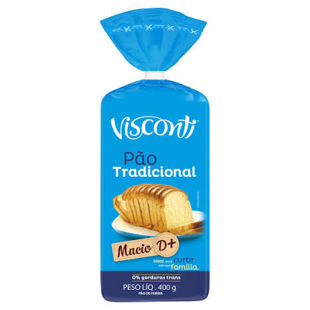 PÃO DE FORMA VISCONTI 400G