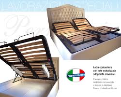 Rete elettrica per stare più comodi a letto con motore da 4500 n con batteria. Letti Contenitore Reti Motorizzate