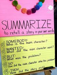 Teaching Summarizing With Fiction - Lucky Little Learners