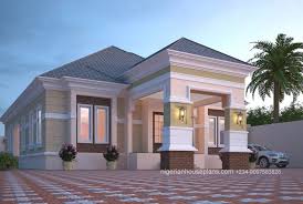 5 Bedroom Bungalow Ref 5031 Nigerianhouseplans In 2020 Modern Bungalow House Plans Bungalow Floor Plans Bungalow Style House Plans