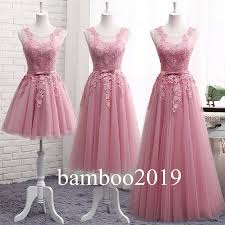 Ebay Ad Blush Short Long Bridesmaid Dresses Cocktail Prom Part Blush Bridesmaid Dresses Pink Bridesmaid Dresses Long Blush Bridesmaid Dresses Short