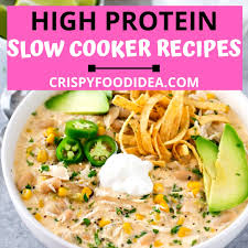 The slow cooker makes this easy chicken and corn chowder a snap to prepare and cook. 17 Easy High Protein Slow Cooker Recipes That You Need To Try