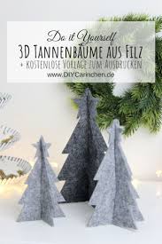 Diy 3d Tannenbaum Aus Filz Einfach Selber Machen Gratis Vorlage In 2020 Selber Machen Basteln Weihnachten Diy Weihnachtsdekoration