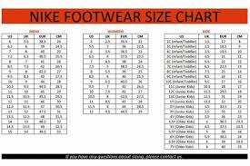 Nike Size Chart Toddler Bedowntowndaytona Com