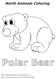 Polar Bear Coloring Polar Bear Color Polar Animals Arctic Animals