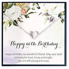 Find the ultimate 60th birthday gift here. Amazon Com 60th Birthday Gifts For Women Birthday Gift Ideas 60th Birthday Gifts For Mom Sixtieth Birthday Gift Ideas 60 Birthday Bracelet For 60 Birthday Gifts Handmade