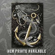 Get it as soon as thu, jul 15. Dead Inside Graphics Mermaid Prints Are Now Available From