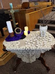 Prayer Table For Lent Church Decor Lent Decor