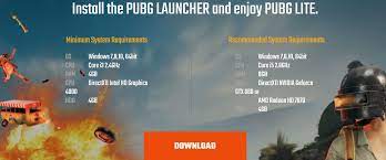 Pubg Pc Lite Download And Pc Requirements For Pubg Pc Lite
