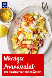 Wurziger Ananassalat In 2020 Leckere Salate Kochen Und Backen Rezepte Rezepte