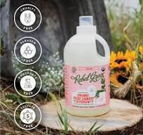 Rebel Green Detergente orgánico para ropa – Jabón natural para ropa –  Detergente líquido para ropa con taza dispensadora – Detergente suave para  ropa ...