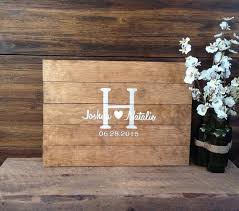 Wood Wedding Guest Book Alternative The Original Heart Initial Design Rus Wedding Guest Signing Wedding Guest Book Alternative Wood Wood Guest Book Wedding