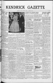 The Kendrick Gazette October 22, 1959: Page 1