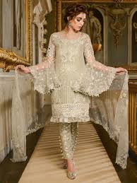 Maria B Mbroidered Wedding Collection Lvory Pakistani Wedding Outfits Pakistani Dress Design Pakistani Bridal Dresses