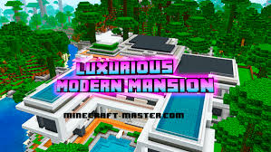 Top 5 best mansion houses in minecraft! Luxurious Modern Mansion