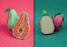 2014 calendar with flavours paper fruit fruit illustration paper art