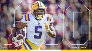 Derrius guice 2019 comeback hype! Redskins Beenden Freien Fall Von Lsu Rb Derrius Guice Footballr
