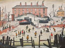 A series of paintings and drawings were found at ls lowry's home when he died in 1976, but the unseen works are testament to lowry's skill and sense of humour. Lowry Cricket Painting To Be Auctioned During World Cup Bbc News