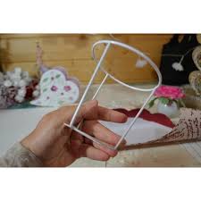 Armature abat jour rectangulaire 30 x 15 x 15 cm. Ossature Armature Carcasse D Abat Jour Conique Tete Ronde En V Une Seule Piece Diametre 8 Cm De Loisirs Creatifs 7 61 At