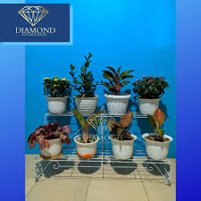 Harga guninco rak pot tanaman gantung bahan besi utk balkon taman vas bunga. Beli Rak Bunga Susun Besi Tanaman Hias Taman Rak Bunga Besi Minimalis Seetracker Indonesia