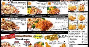 Harga Menu Yoshinoya Makanan Makanan Pendamping Restoran