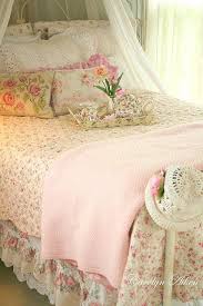 Himmelbett Shabby Chic Schlafzimmer Vintage Zimmer Wohnen