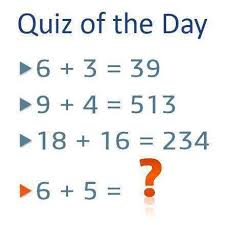 Maths puzzles with answers in tamil. Following This Logic 6 5 Link Does Not Work Answer In Comments Best Brain Teasers Math Quizzes Brain Teasers