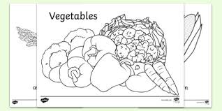 Foster the literacy skills in your child with these free, printable coloring pages that can be easily assembled into a book. Free Printable Vegetable Colouring Pages Twinkl Resources