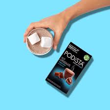 Nespresso espresso pods are used to brew 1.35 ounces of coffee, while lungo capsules are used for making a longer drink that uses roughly double the amount of water. Podista Nespresso Compatible Sugar Free Chocolate 10pk Express Pods