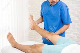 Regular exercise is one of the best ways to restore body to a strong, healthy state. Physiotherapist Training Rehab Exercise To Broken Leg Patient In Hospital Stock Photo Picture And Royalty Free Image Image 90008197