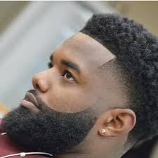 Bald Fade Haircut With Beard Black Man Pin On Fade Haircuts With Beards