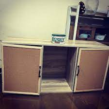 100均素材を組み合わせよ カラーボックスに扉をつけるdiy方法11選 crasia クラシア カラーボックス 100均 カラーボックス 扉