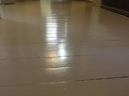 How To Give A Wood Floor Face Lift Without Sanding Stripping Or Priming Diy Painted Hardwood Floors Painted Wood Floors Flooring