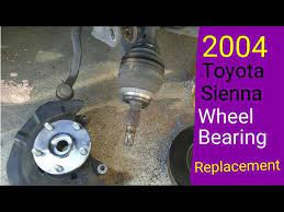 There is a big difference. 2004 Sienna Wheel Bearing Replacement Youtube