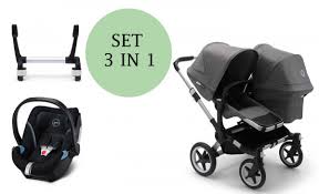 Beliebte geschwisterwagen 2020 und die aktuelle geschwisterwagen empfehlung auf strawpoll.de. Bugaboo Donkey3 Duo Geschwisterwagen Set 3 In 1 Incl Babyschale Kindermaxx