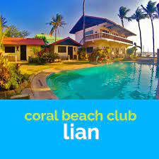 Coral Beach Club Lian Batangas Beach Club Vacation Plan Travel