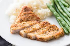 Season each chop with salt, both sides, rubbing salt into meat. Parmesan Crusted Pork Chops Recipe Video Lil Luna
