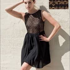 American Apparel Lace Chiffon Dress Chiffon Lace Dress Lace Top Dress Sheer Lace Dress