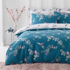 Items like this will be offered at discounted prices on our clearance sale bedding page. 18 00 For Beautiful Birds Teal Duvet Cover And Pillowcase Set Teal Blue Deal Direct Co Uk