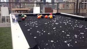 The other thing to consider is whether the second floor can. Outdoor Pool Table Water Spill Youtube