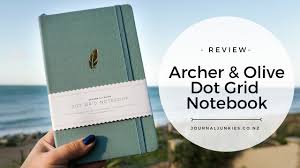 Bullet Journal Review Archer Olive Dotted Notebook Youtube