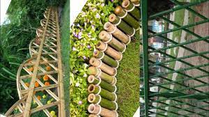 It is pretty flexible like these ones. Bamboo Fence Ideas Fencing Bamboo Border Ideas For Garden Diy Garden Youtube