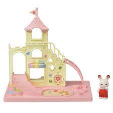 Calico Critters Baby Castle Playground Dollhouse Playset Ages 3 Walmart Com