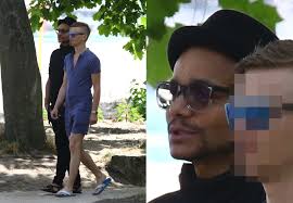 Omar Sangare na wakacjach z ukochanym