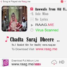 Chadta Suraj Dheere Dheere Original Mp3 Free Download
