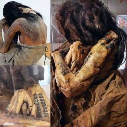 Siberian Ice Maiden mummy from 5th century BC