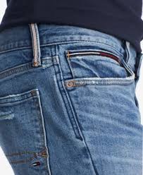 Hasta 9 cuotas sin interés. Tommy Hilfiger Denim Men S Straight Fit Torin Jeans Created For Macy S Blue 34x34 Mens Jeans Tommy Hilfiger Hilfiger