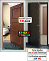 Porte en bois blinde, daposentre, intrieure, Palire, Climafone 2V